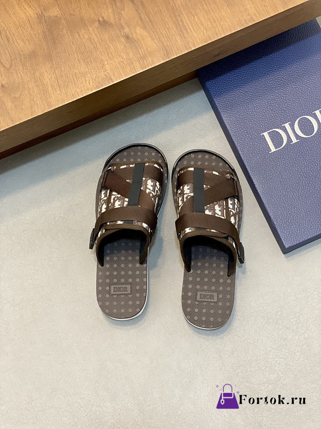 Fortok Fortok Dior 2026ss Dior H-Town Men Slides 03 - 1