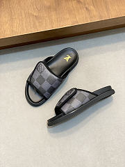 Fortok Louis Vuitton Miami Men Mules Black 02 - 2