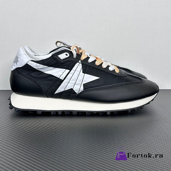 Fortok Golden Goose Marathon sneakers Black feature two-color shoelaces 4.5cm - 1