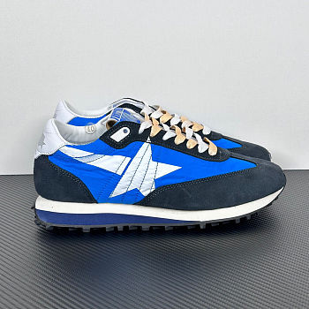Fortok Golden Goose Marathon sneakers in blue Suede 4.5cm