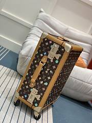 Fortok Louis Vuitton Rolling Trunk Craggy Monogram Brown 39x 55x21cm - 6
