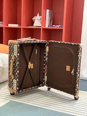 Fortok Louis Vuitton Rolling Trunk Craggy Monogram Brown 39x 55x21cm - 4