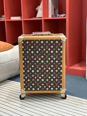 Fortok Louis Vuitton Rolling Trunk Craggy Monogram Brown 39x 55x21cm - 2