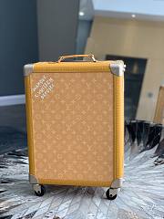 Fortok Louis Vuitton Rolling Trunk Monogram Heritage Canvas Yellow 39x 55x 21cm - 1