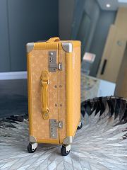 Fortok Louis Vuitton Rolling Trunk Monogram Heritage Canvas Yellow 39x 55x 21cm - 4