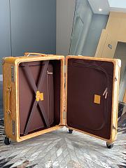 Fortok Louis Vuitton Rolling Trunk Monogram Heritage Canvas Yellow 39x 55x 21cm - 3