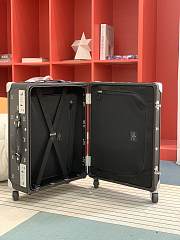 Fortok Louis Vuitton Runway Limited Edition Rolling Trunk Suitcase Black 3 9x 55 x 21cm - 6