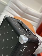 Fortok Louis Vuitton Runway Limited Edition Rolling Trunk Suitcase Black 3 9x 55 x 21cm - 4