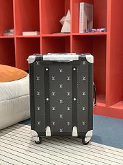 Fortok Louis Vuitton Runway Limited Edition Rolling Trunk Suitcase Black 3 9x 55 x 21cm - 3
