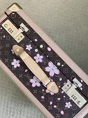 Fortok Louis Vuitton x Takashi Murakami Horizon 55 Rolling Suitcase Cherry Blossom 39x 55x21cm - 2
