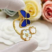 Fortok Van Cleef & Arpels Lucky Spring Butterfly Between the Finger ring Yellow Gold - 6