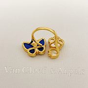 Fortok Van Cleef & Arpels Lucky Spring Butterfly Between the Finger ring Yellow Gold - 4