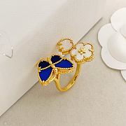 Fortok Van Cleef & Arpels Lucky Spring Butterfly Between the Finger ring Yellow Gold - 2