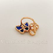 Fortok Van Cleef & Arpels Lucky Spring Butterfly Between the Finger ring Rose Gold - 3