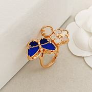 Fortok Van Cleef & Arpels Lucky Spring Butterfly Between the Finger ring Rose Gold - 2