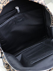 Fortok Saint Laurent Leopard City Backpack 30x38x17cm - 5