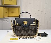Fortok Versace Pre-Owned x Fendi Fendace La Medusa Top Handle Bag 25×15×22cm - 1
