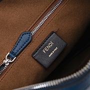 Fortok Fendi Simply Large Shoulder Bag Navy Blue 34.5x4.5x20cm - 2