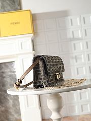Fortok Fendi Wallet On Chain Baguette Brown 21x11.5x5cm - 5