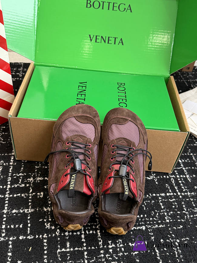 Fortok Bottega Veneta 26ss BV Sneaker Suede Dark Brown - 1