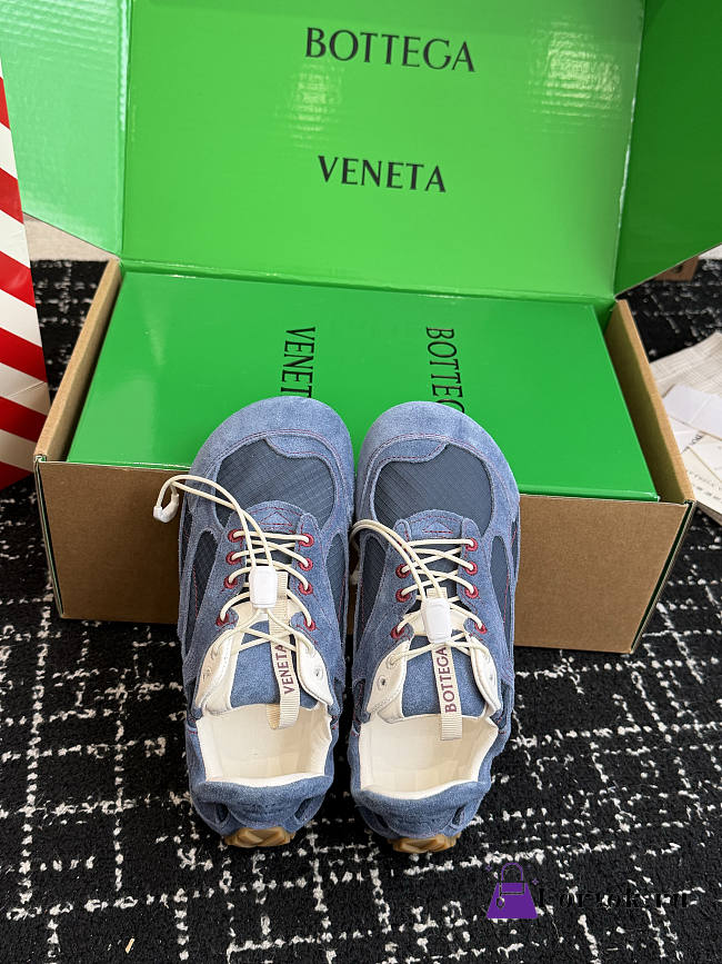 Fortok Bottega Veneta 26ss BV Sneaker Suede Navy Blue - 1