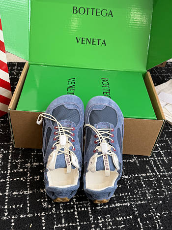 Fortok Bottega Veneta 26ss BV Sneaker Suede Navy Blue
