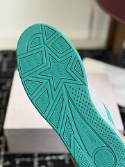 Fortok Jimmy Choo 26ss Florent Glitter Trainer Teal - 2
