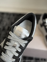 Fortok Jimmy Choo 26ss Florent Glitter Trainer Black - 6