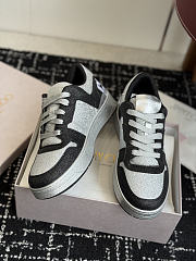 Fortok Jimmy Choo 26ss Florent Glitter Trainer Black - 5