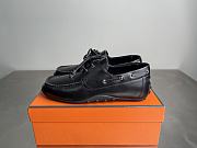 Fortok Hermes Member Loafer Smooth Leather Black  - 3