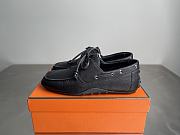 Fortok Hermes Member Loafer Calfskin Leather Black  - 6