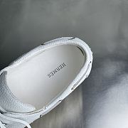 Fortok Hermes Member Loafer Calfskin Leather White - 5