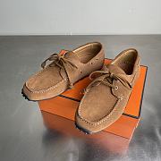 Fortok Hermes Member Loafer Suede Brown 02 - 1