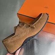 Fortok Hermes Member Loafer Suede Brown 02 - 5