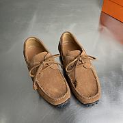 Fortok Hermes Member Loafer Suede Brown 02 - 4