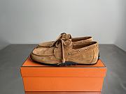 Fortok Hermes Member Loafer Suede Brown 03 - 4