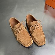 Fortok Hermes Member Loafer Suede Brown 03 - 3