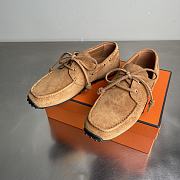 Fortok Hermes Member Loafer Suede Brown 03 - 1