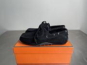 Fortok Hermes Member Loafer Suede Black - 5