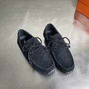 Fortok Hermes Member Loafer Suede Black - 4