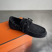 Fortok Hermes Member Loafer Suede Black - 3