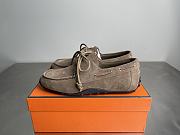Fortok Hermes Member Loafer Suede Brown 04 - 3