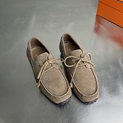 Fortok Hermes Member Loafer Suede Brown 04 - 2