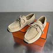 Fortok Hermes Member Loafer Suede Brown 05 - 1