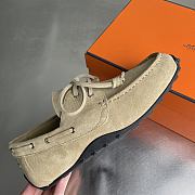 Fortok Hermes Member Loafer Suede Brown 05 - 3