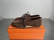 Fortok Hermes Member Loafer Suede Brown 06 - 2