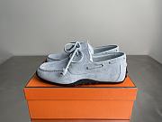 Fortok Hermes Member Loafer Suede Light Blue 01 - 5