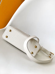 Fortok Louis Vuitton Capucines BB bag White - Pink 21 x 14 x 8cm - 4