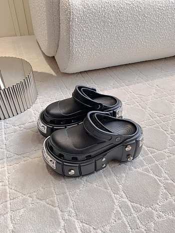 Fortok Balenciaga HardCrocs Black 11cm