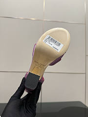 Fortok Jimmy Choo Kesia 120 Satin Violet Orchid Heels  - 5